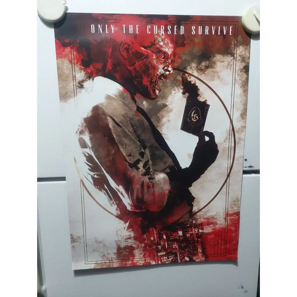 Call Of Duty Black Ops III 3 Only The Cursed Survive Zombies Double-Sided Poster
